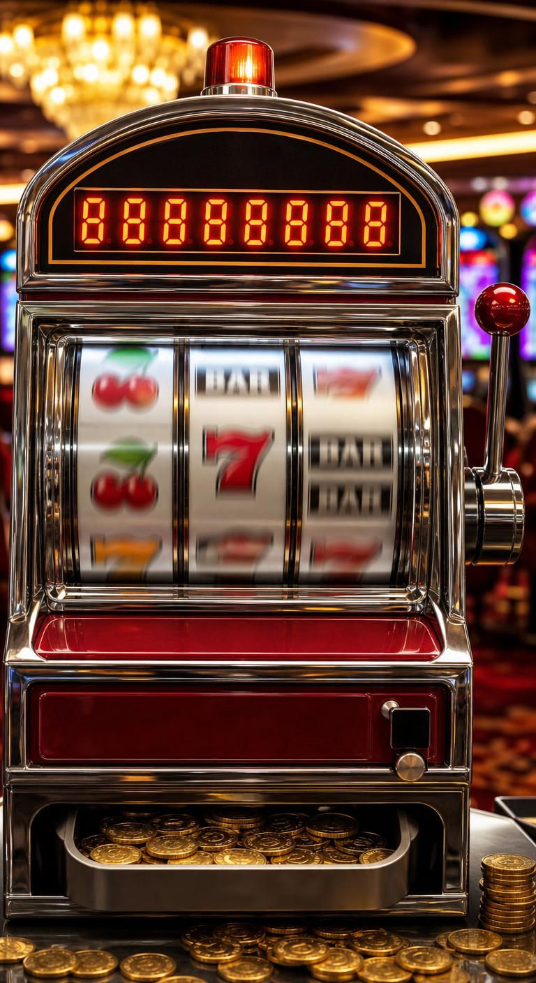 Bonus round slot cabinet with shield and hammer icons